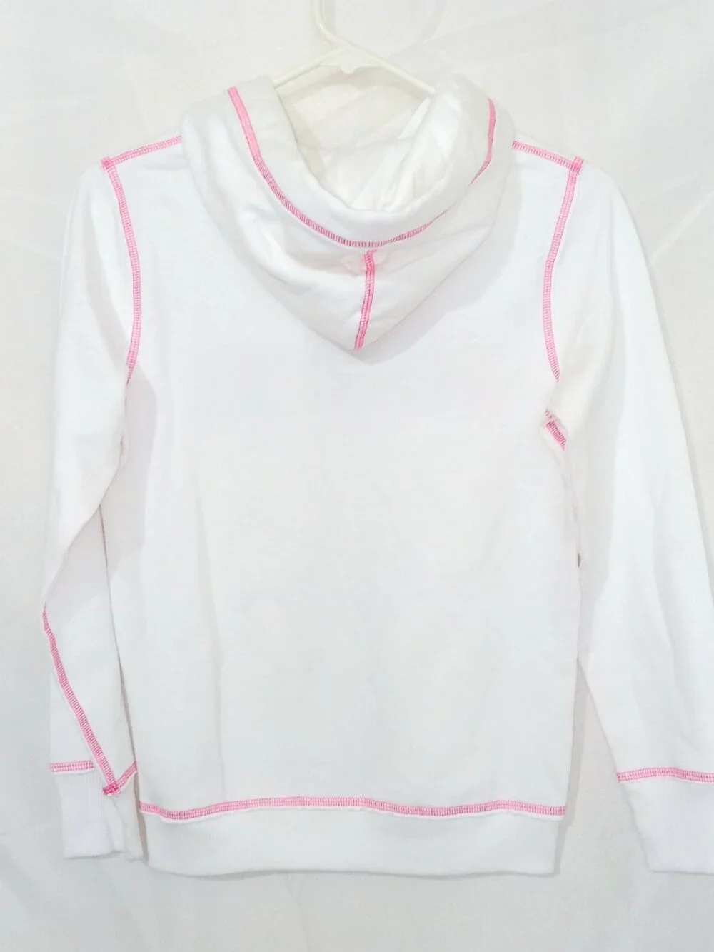 Disney Parks Princess Hoodie Girls Large 10/12 NWT White Pink Walt Disney World